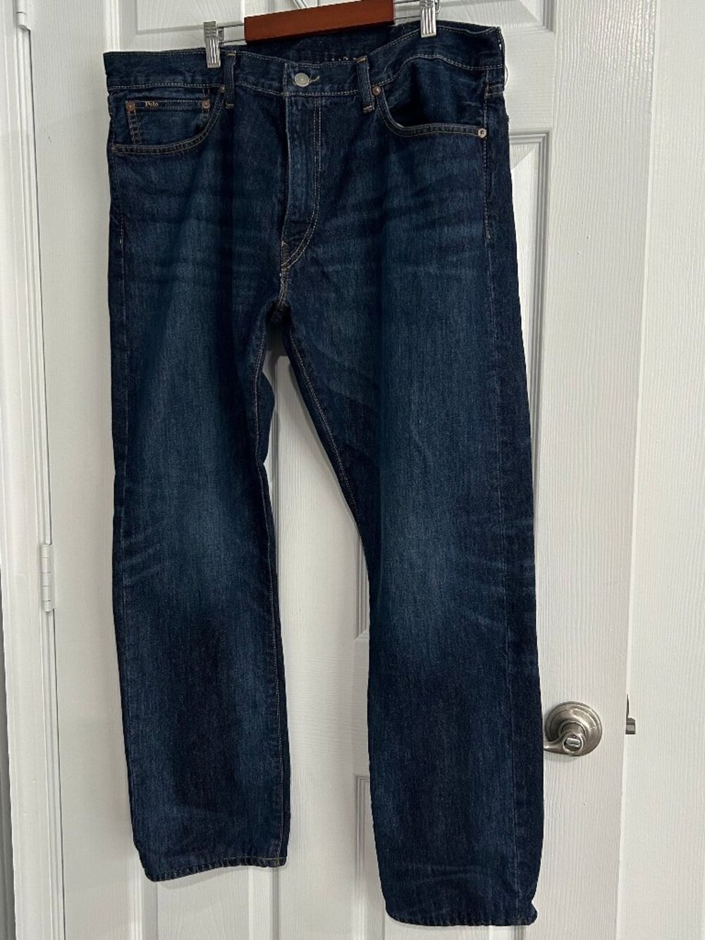 Polo Ralph Lauren Authentic Dark Denim Slim Straight Jeans - Size 38/32